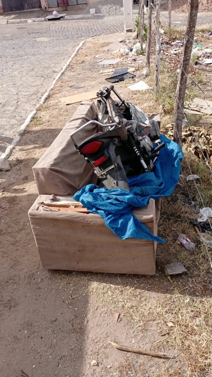 Força Tática do 3º BPM localiza chassi de motocicleta roubada em Arapiraca