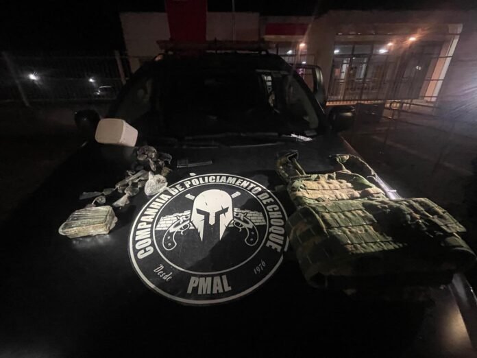 Protetor das Divisas prende dois suspeitos por tráfico em Coruripe